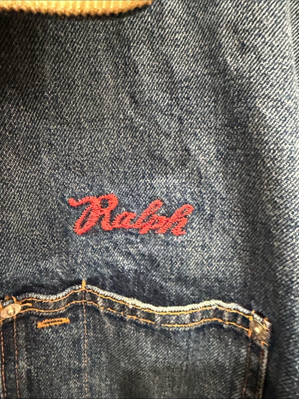 Men’s Polo Ralph Lauren Tiger 1967 Denim Trucker Jacket Size M - Picture 3 of 7